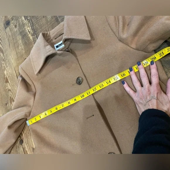 Kristen Blake Camel 60% Wool Coat, Size 10 - Picture 11 of 12